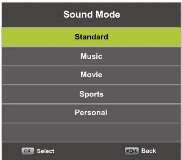 Yasin YT32HTB1 - OSD Menu SOUND - 2