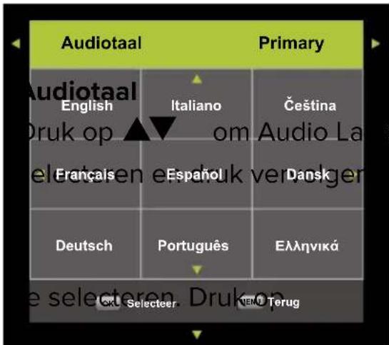 Yasin YT32HTB1 - Teletext taal - 2