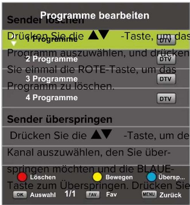 Yasin YT32HTB1 - Programme bearbeiten - 1