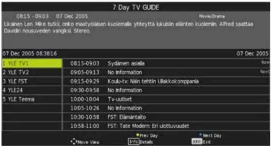 Yasin YT32HTB1 - Programminformationen - 2