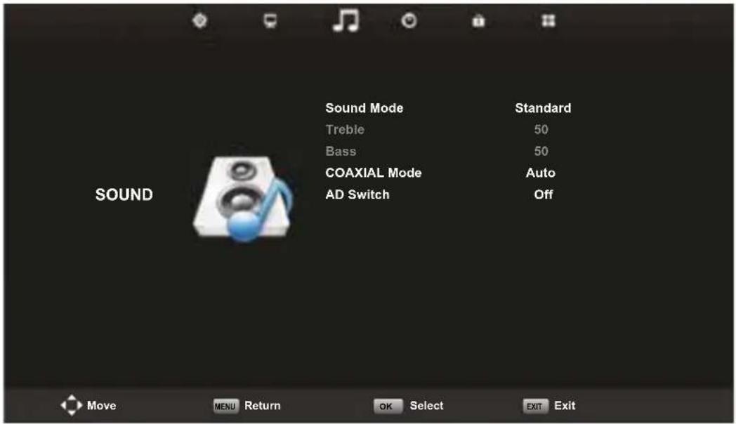 Yasin YT32HTB1 - OSD Menu SOUND - 1