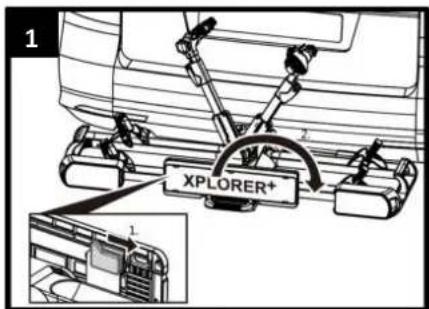 Spinder Xplorer - Demontage du porte-velo - 1