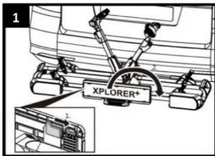 Spinder Xplorer - DEMONTAGE VAN DE FIETSENDRAGER - 1