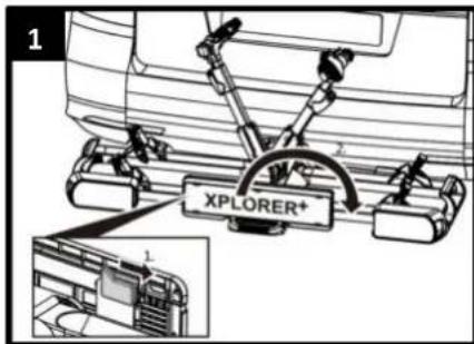 Spinder Xplorer - DEMONTAGE DES FAHRRADTRAGERS - 1
