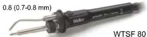 Weller WXSF 120 - WTSF 80   WTSF 120   WXSF 120 - 4