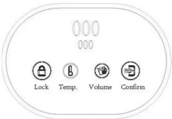 H.KOENIG DWAT800 - Details du panneau de controlle - 1