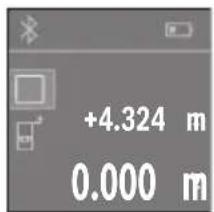 BOSCH PLR 40 C - Adding values - 1