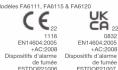 FireAngel FA6115 - MANUEL UTILISATEUR DES DÉTECTEURS DE FUMÉE OPTIQUES FA6111, FA6115 & FA6120 & DÉTECTEUR DE CHALEUR FA6215 - 1