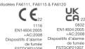 FireAngel FA6111 - MANUEL UTILISATEUR DES DÉTECTEURS DE FUMÉE OPTIQUES FA6111, FA6115 & FA6120 & DÉTECTEUR DE CHALEUR FA6215 - 1