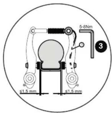 Puky Youke - Remplacement des garnitures de FREIN - 3