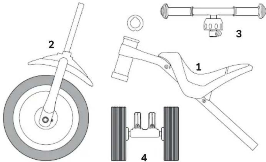 Puky moto - SCOPE OF DELIVERY PUKYMOTO - 1