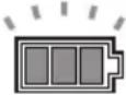 MAKITA DHS900PT2 - Indicação da capacidade restante da bateria - 1
