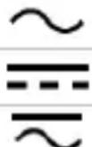 VELLEMAN DVM9915 - Zastosowane symbole - 1