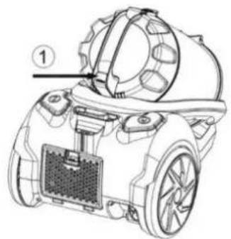 Sauber V60 - STAUBBEHALTER REINIGEN - 1