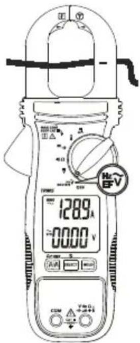 1289A 00.00V AC/DC 5 AVI SELECT MODE COM V-400 +200V
