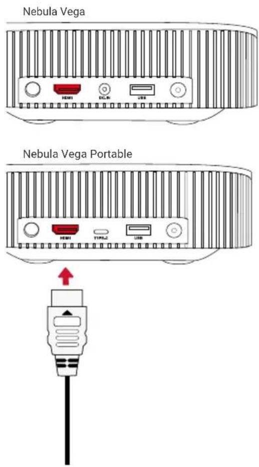 NEBULA Vega - Lecture à partir des dispositifs de lecture HDMI - 1