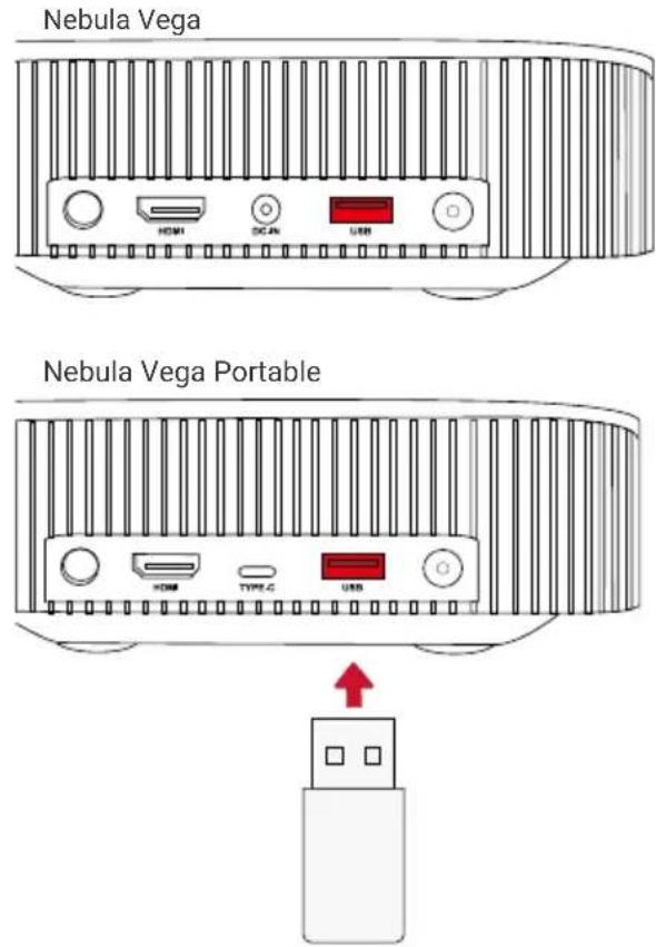 NEBULA Vega - Wiedergabe über ein USB-Laufwerk - 1