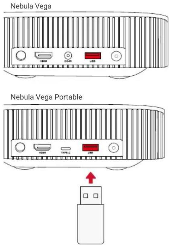 NEBULA Vega - Afspelen vanaf een USB-stick - 1