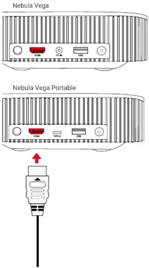 NEBULA Vega - Reproducción desde dispositivos HDMI - 1