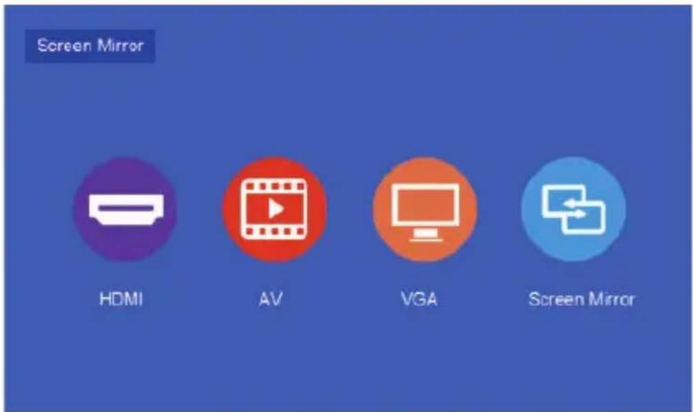 Yaber V2 - Select the Input Source - 1