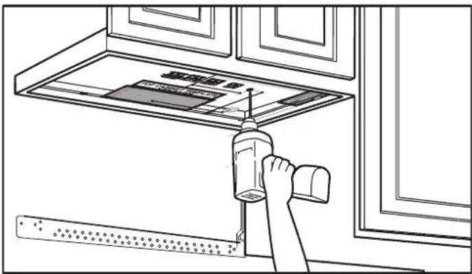 DANBY DOM014401G1 - Using the top cabinet template - 1