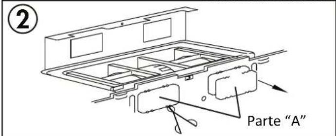 adaptateur arrière du micro-onde guide guide vis du moteur du ventilateur