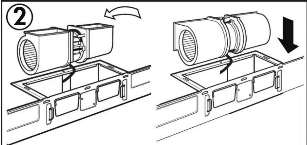 DANBY DOM014401G1 - Adaptación del ventilador para el escape de recirculación - 2