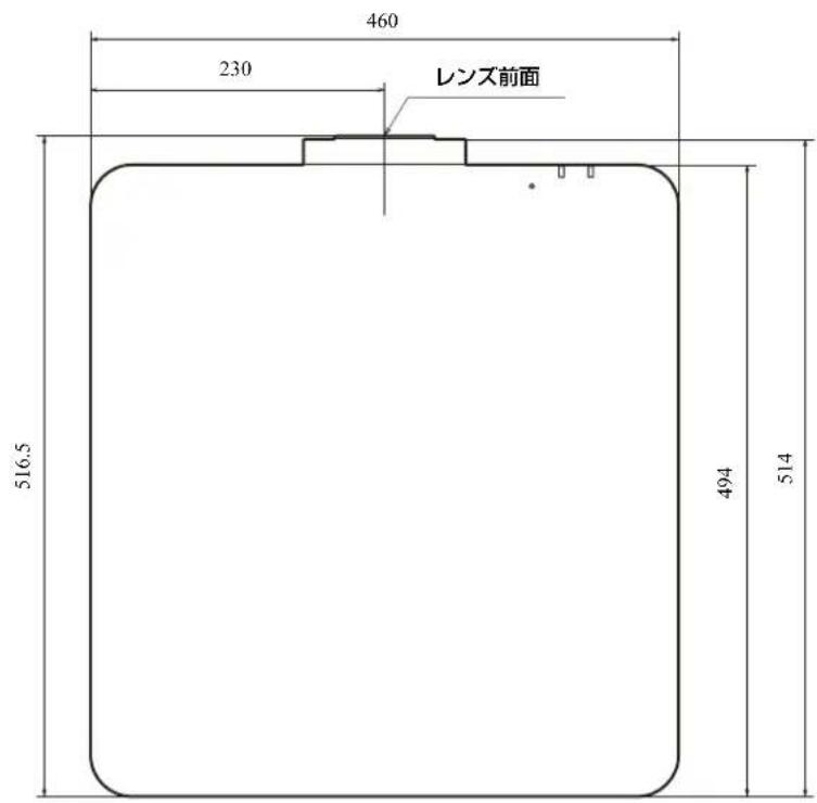 SONY VPLFHZ85 - 寸法圖 - 3