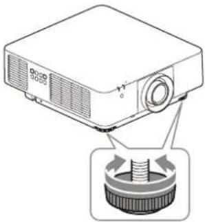 SONY VPLFHZ85 - Adjusting the tilt of the projector with the front feet (adjustable) - 1