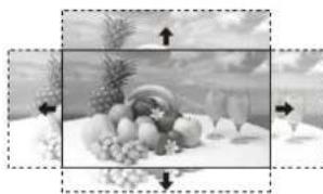 SONY VPLFHZ85 - Adjusting the position of the image (Lens shift) - 1