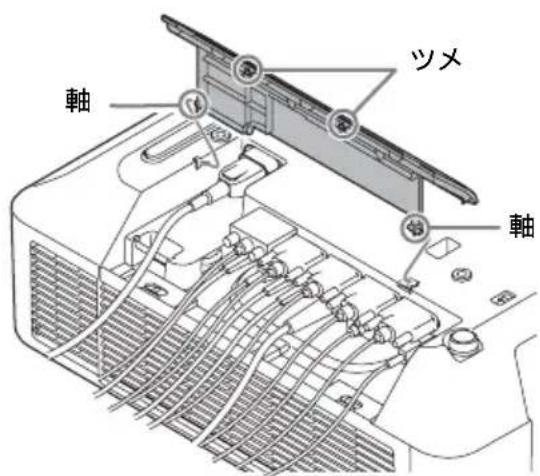 SONY VPLFHZ75 - 端子カバーを取り付ける - 1