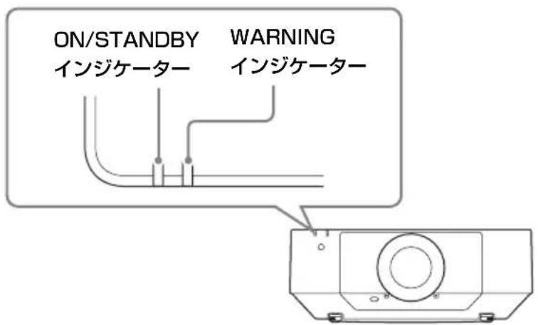 SONY VPLFHZ75 - インジケーターの見かた - 1
