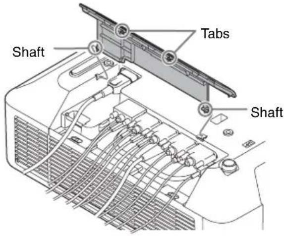 SONY VPLFHZ75 - Attaching the terminal cover - 1