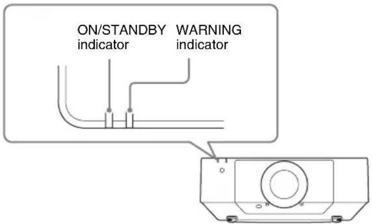 SONY VPLFHZ75 - Indicators - 1