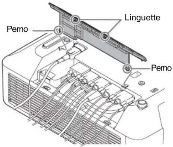 SONY VPLFHZ75 - Fissaggio del coperchio dei terminali - 1