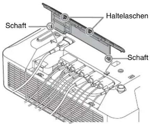 SONY VPLFHZ75 - Anbringen der Anschlussabdeckung - 1