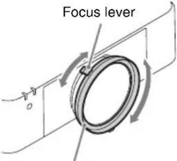 SONY VPLFHZ75 - Adjusting the Focus, Size, and Position of the Projected Image - 4