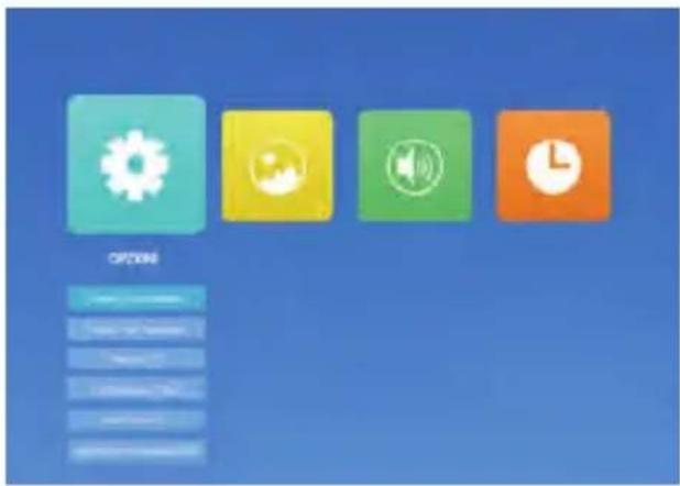 Yaber Y60 - Menu OPZIONI - 1