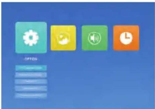 Yaber Y61 - Setting the Main Menu: - 2