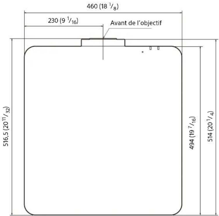 SONY VPLFHZ80 - Dimensions - 3