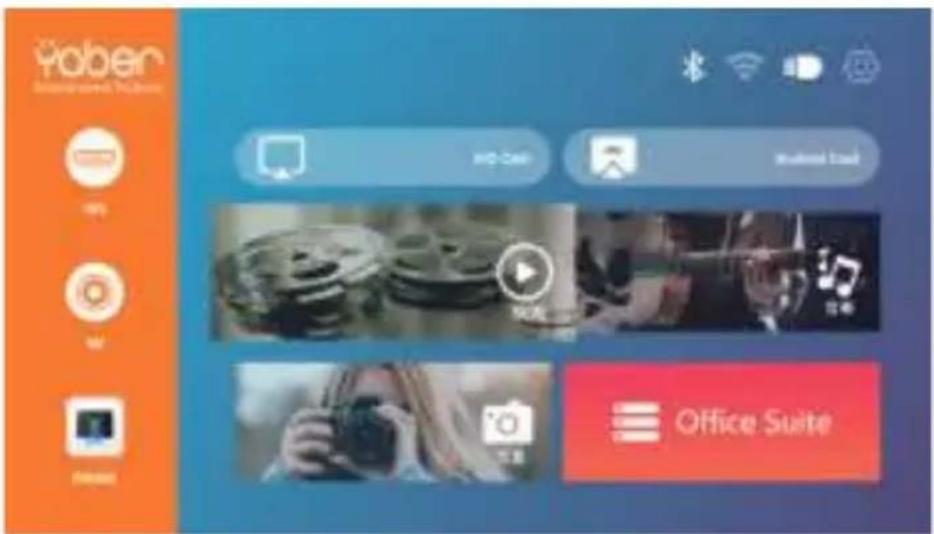 Yaber Pro V8 - 3.2.Miracast (Androidデバイスの場合) - 1