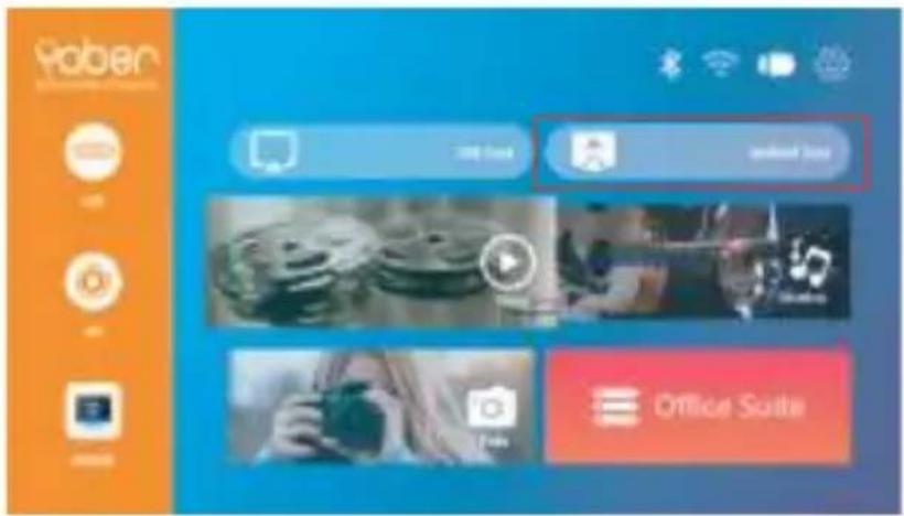 Yaber Pro V8 - 3.2.Miracast (per dispositivi Android) - 1