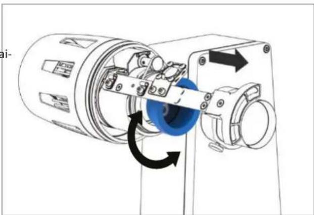 Derksen PHOS 45 rotator outdoor - Insertion/remplacement de gobos - 1