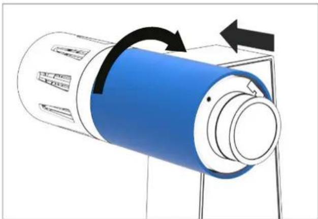 Derksen PHOS 85 move - Verschlieben des Projektionkopfs - 4