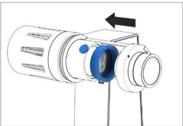 Derksen PHOS 85 move - Einsetzen / Wechseln des Projekti- onsmotivs (Gobos) - 6