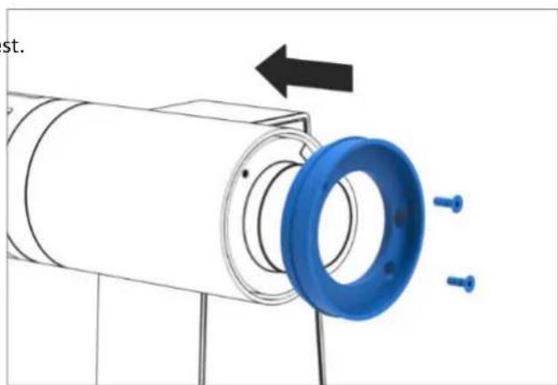 Derksen PHOS 85 move - Verschlieben des Projektionkopfs - 5