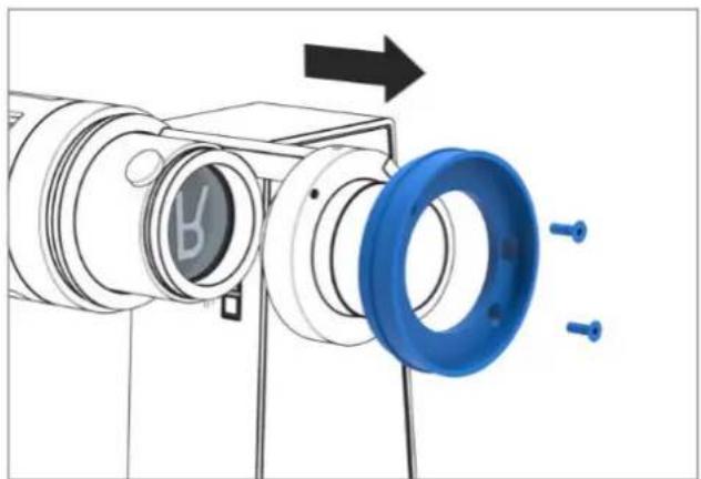 Derksen PHOS 85 move - Verschlieben des Projektionkopfs - 3