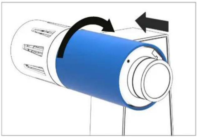 Derksen PHOS 45 move - Verschließen des Projektionkopfs - 4