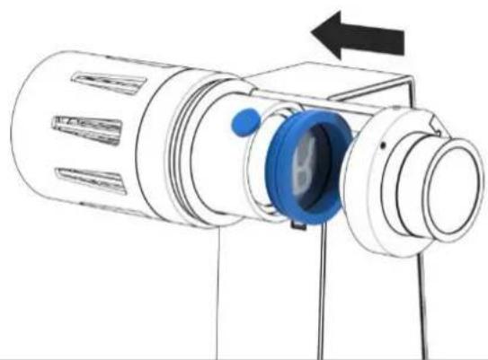 Derksen PHOS 45 move - Einsetzen / Wechseln des Projektionsmotivs (Gobos) - 5