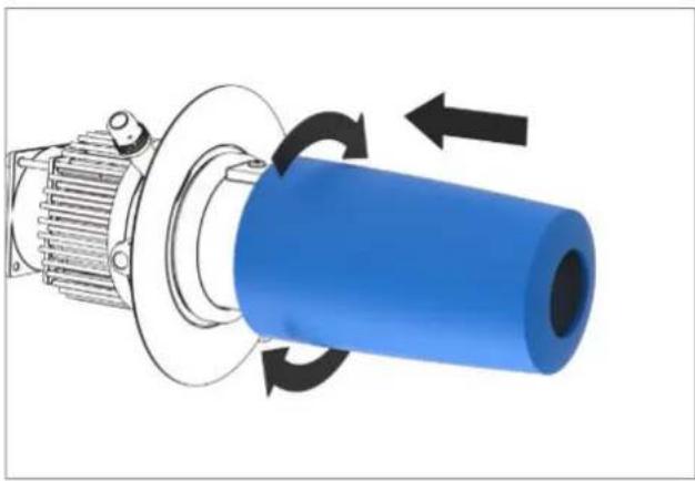 Derksen PHOS 25 downlight - Fermeture de la tête de projection - 1